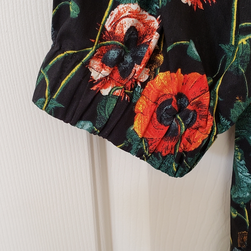 H&M Floral Print Blouse - 12 - Picture 5 of 9